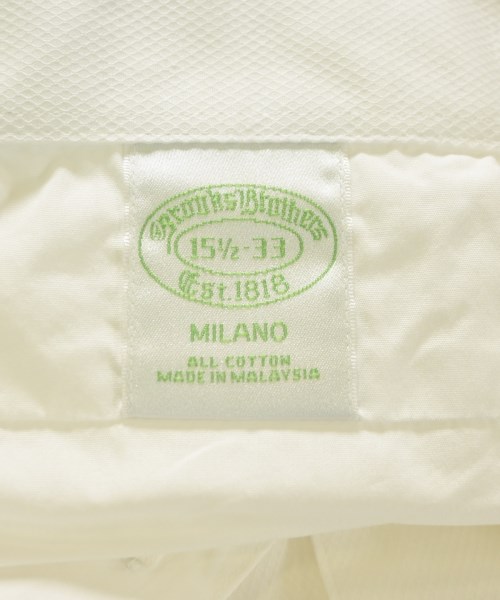 Brooks Brothers（ブルックスブラザーズ）ドレスシャツ 白 サイズ:15 1/2(M位) メンズ/2200657594046