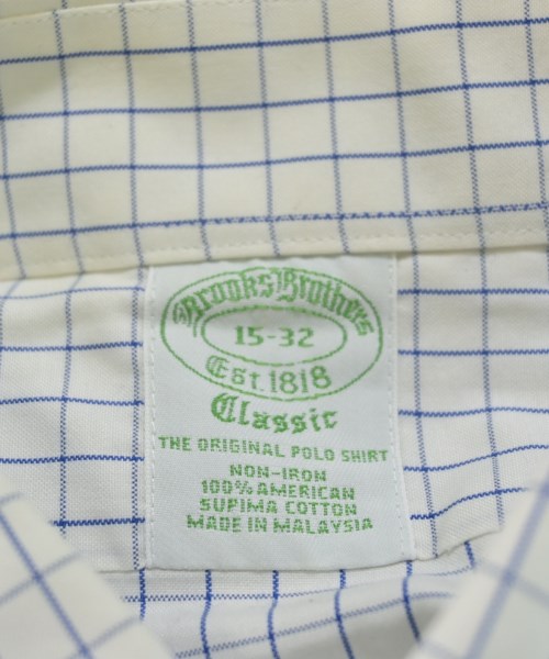 Brooks Brothers（ブルックスブラザーズ）カジュアルシャツ 白 サイズ:15(S位) メンズ/2200664176068