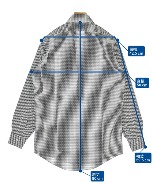 Brooks Brothers（ブルックスブラザーズ）カジュアルシャツ 黒 サイズ:15(S位) メンズ/2200664176075