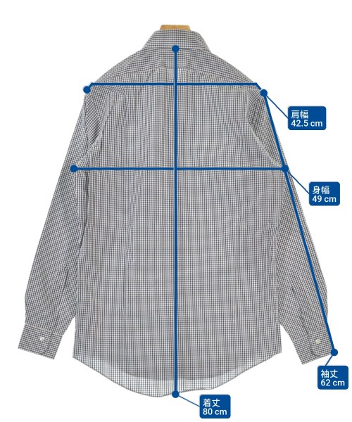 Brooks Brothers（ブルックスブラザーズ）カジュアルシャツ 白 サイズ:15(S位) メンズ/2200664176198