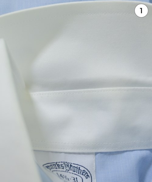 Brooks Brothers（ブルックスブラザーズ）ドレスシャツ 青 サイズ:14 1/2(XS位) メンズ/2200666442031