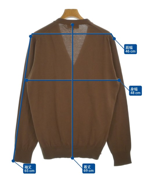 Brooks Brothers（ブルックスブラザーズ）カーディガン 茶 サイズ:L メンズ/2200667803077