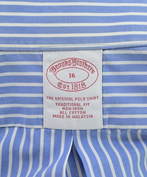 Brooks Brothers（ブルックスブラザーズ）カジュアルシャツ 青 サイズ:16(L位) メンズ/2200670720033