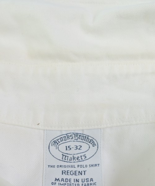 Brooks Brothers（ブルックスブラザーズ）カジュアルシャツ 白 サイズ:15(S位) メンズ/2200661859025