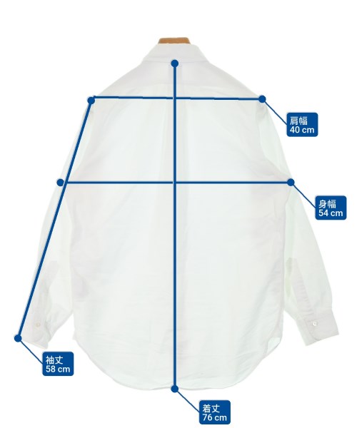 Brooks Brothers（ブルックスブラザーズ）カジュアルシャツ 白 サイズ:15(S位) メンズ/2200661859025