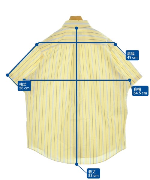 Brooks Brothers（ブルックスブラザーズ）カジュアルシャツ 黄 サイズ:L メンズ/2200671897086