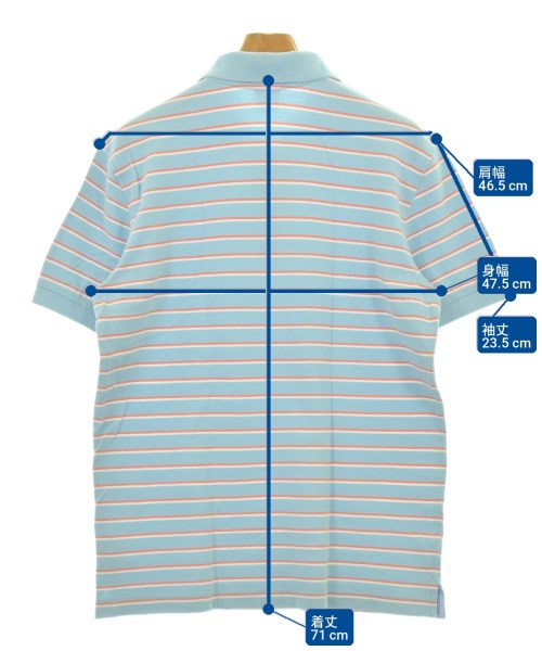 Brooks Brothers（ブルックスブラザーズ）ポロシャツ 青 サイズ:M メンズ/2200725559076