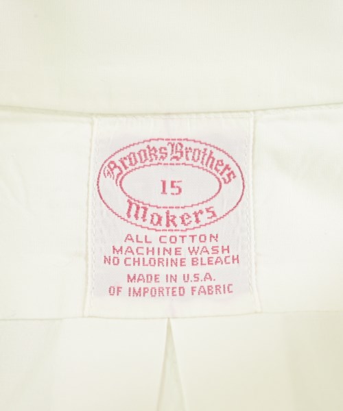Brooks Brothers（ブルックスブラザーズ）カジュアルシャツ 白 サイズ:15(S位) メンズ/2200722461020