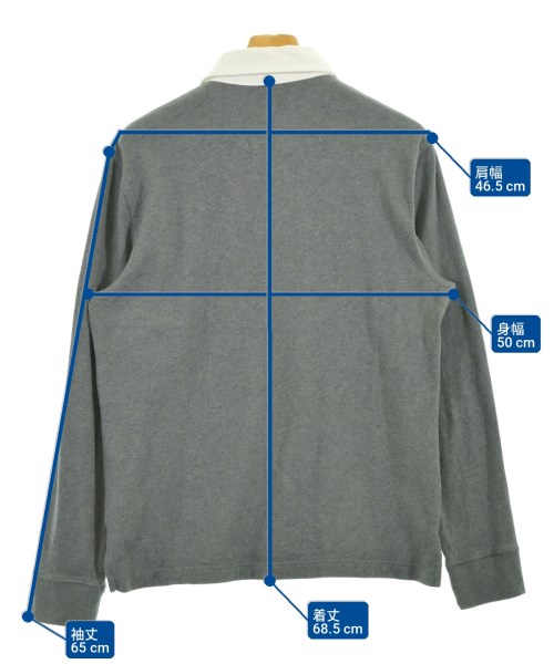 Brooks Brothers（ブルックスブラザーズ）ポロシャツ グレー サイズ:M メンズ/2200730419280