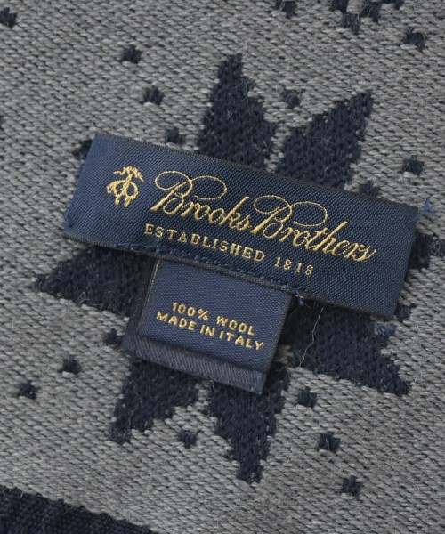 Brooks Brothers（ブルックスブラザーズ）マフラー グレー サイズ:- メンズ/2200731085040
