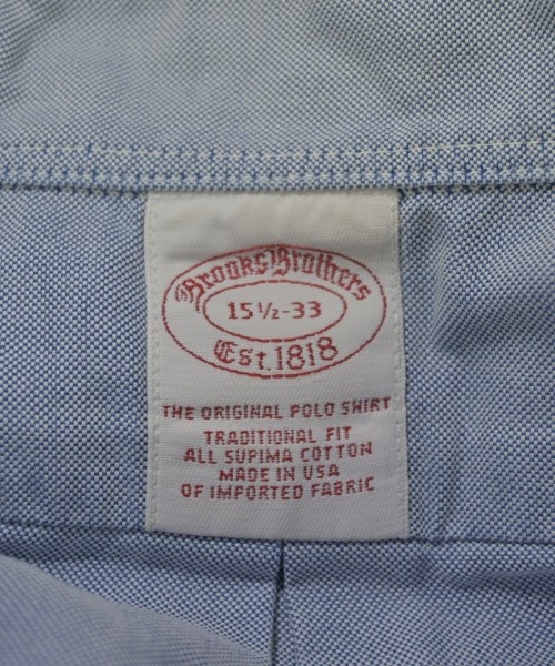 Brooks Brothers（ブルックスブラザーズ）カジュアルシャツ 青 サイズ:15 1/2(M位) メンズ/2200724933037