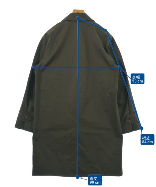 Brooks Brothers（ブルックスブラザーズ）ステンカラーコート カーキ サイズ:34(S位) メンズ/2200732717100