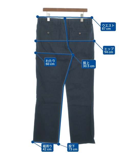 Brooks Brothers（ブルックスブラザーズ）スラックス 紺 サイズ:33(L位) メンズ/2200727852182