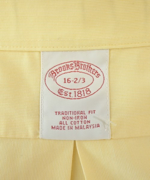 Brooks Brothers（ブルックスブラザーズ）カジュアルシャツ 黄 サイズ:16 2/3(XL位) メンズ/2200734277053