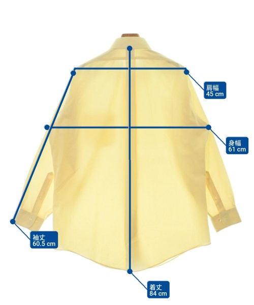 Brooks Brothers（ブルックスブラザーズ）カジュアルシャツ 黄 サイズ:16 2/3(XL位) メンズ/2200734277053