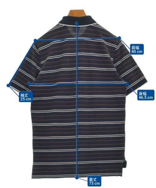Brooks Brothers（ブルックスブラザーズ）ポロシャツ 紺 サイズ:S メンズ/2200720884128