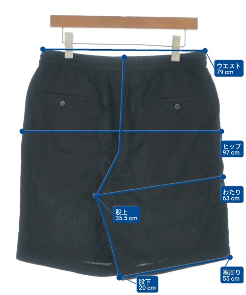 Brooks Brothers（ブルックスブラザーズ）ショートパンツ 黒 サイズ:M メンズ/2200721105024
