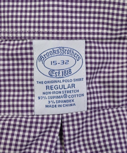 Brooks Brothers（ブルックスブラザーズ）カジュアルシャツ 紫 サイズ:-(L位) メンズ/2200719462054