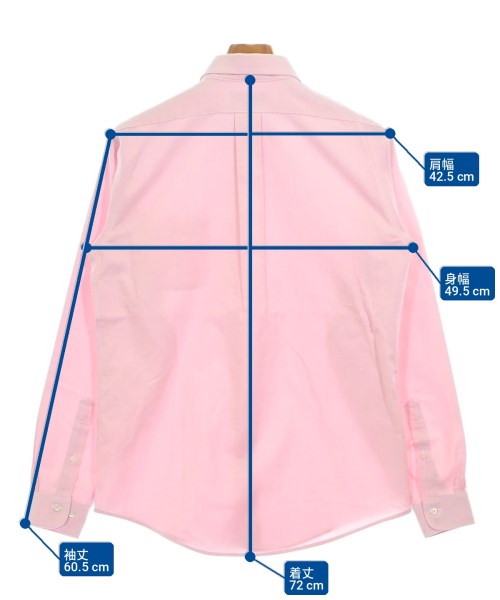Brooks Brothers（ブルックスブラザーズ）カジュアルシャツ ピンク サイズ:18(XXL位) メンズ/2200718647032