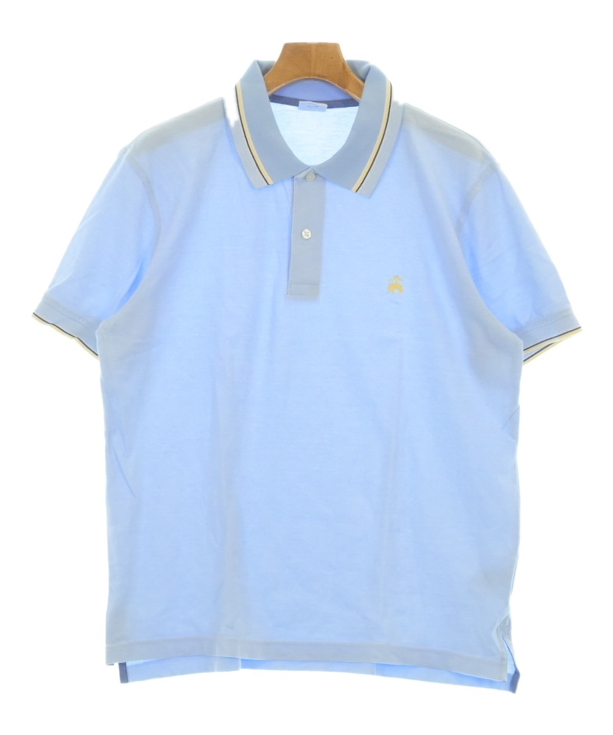 Brooks Brothers ポロシャツ L ライトブルー Brooks Brothers（ブルックスブラザーズ）ポロシャツ 青 サイズ:L