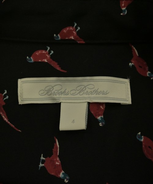 Brooks Brothers（ブルックスブラザーズ）シャツワンピース 黒 サイズ:4(M位) レディース/2200722509036