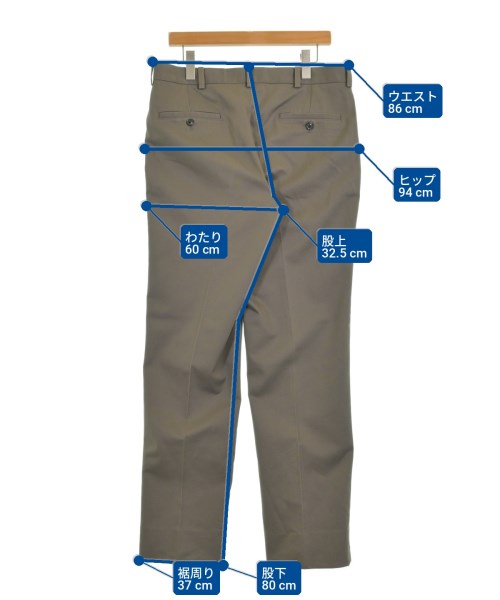 Brooks Brothers（ブルックスブラザーズ）スラックス 茶 サイズ:34(XL位) メンズ/2200722603031