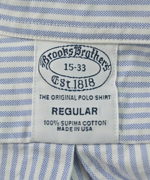 Brooks Brothers（ブルックスブラザーズ）カジュアルシャツ 紺 サイズ:15(S位) メンズ/2200722759035