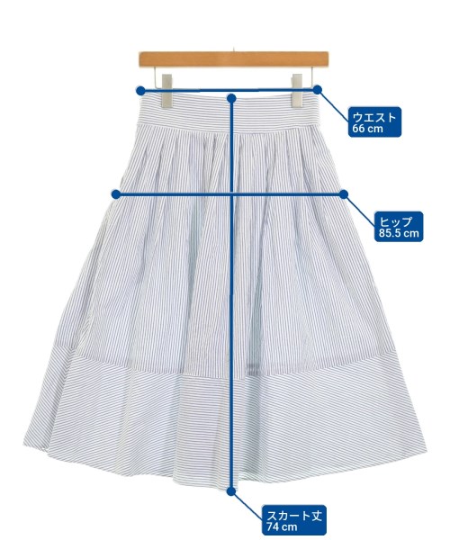 Brooks Brothers（ブルックスブラザーズ）ロング・マキシ丈スカート 白 サイズ:2(M位) レディース/2200720725049