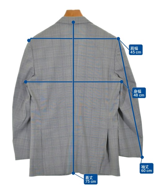 Brooks Brothers（ブルックスブラザーズ）テーラードジャケット グレー サイズ:38(S位) メンズ/2200725772024