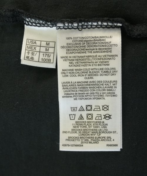 Brooks Brothers（ブルックスブラザーズ）Tシャツ・カットソー 黒 サイズ:M メンズ/2200726477195