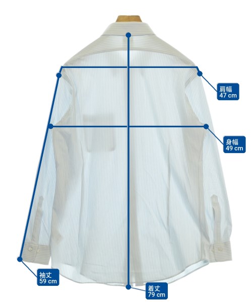 Brooks Brothers（ブルックスブラザーズ）カジュアルシャツ 青 サイズ:16 1/2-33(XL位) メンズ/2200727563057