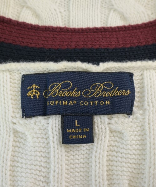 Brooks Brothers（ブルックスブラザーズ）カーディガン 白 サイズ:L メンズ/2200722798065