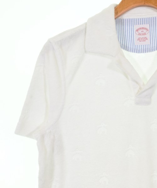 Brooks Brothers（ブルックスブラザーズ）ポロシャツ 白 サイズ:XS メンズ/2200726320279