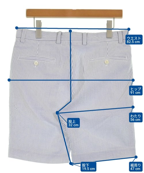 Brooks Brothers（ブルックスブラザーズ）ショートパンツ 青 サイズ:32(L位) メンズ/2200726320439