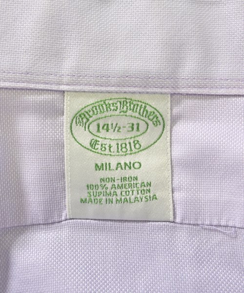Brooks Brothers（ブルックスブラザーズ）カジュアルシャツ 紫 サイズ:14 1/2(XS位) メンズ/2200676416039
