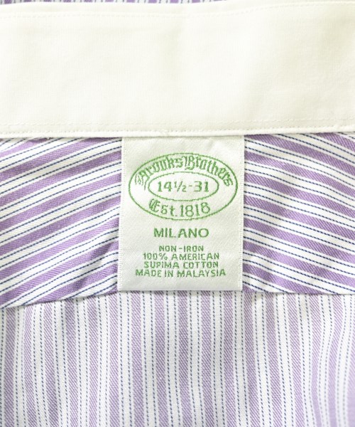 Brooks Brothers（ブルックスブラザーズ）カジュアルシャツ 紫 サイズ:14 1/2(XS位) メンズ/2200676416077