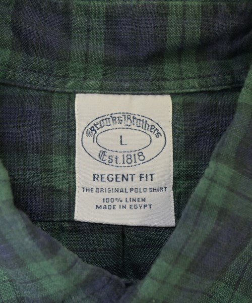 Brooks Brothers（ブルックスブラザーズ）カジュアルシャツ 緑 サイズ:L メンズ/2200679777083