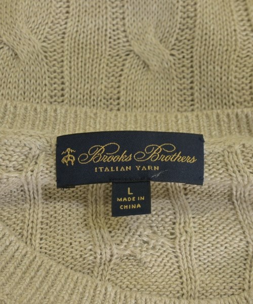 Brooks Brothers（ブルックスブラザーズ）ニット・セーター ベージュ サイズ:L メンズ/2200676966022
