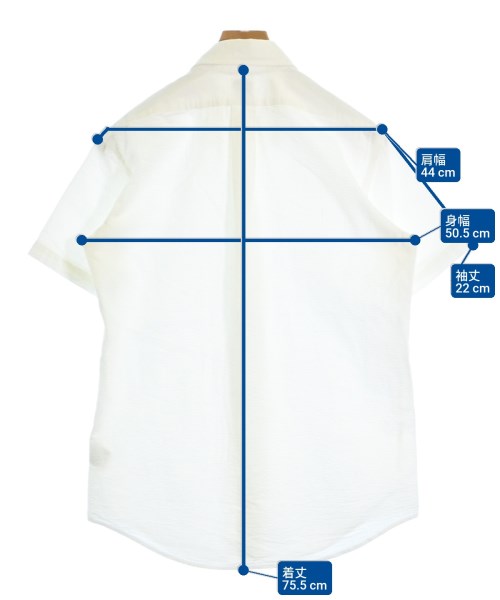 Brooks Brothers（ブルックスブラザーズ）カジュアルシャツ 白 サイズ:S メンズ/2200685037041
