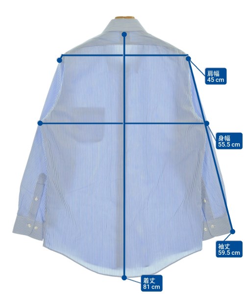 Brooks Brothers（ブルックスブラザーズ）カジュアルシャツ 青 サイズ:16 1/2(XL位) メンズ/2200679708117