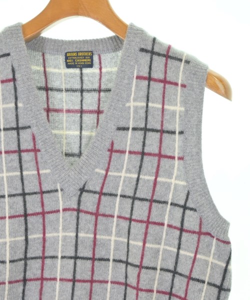Brooks Brothers（ブルックスブラザーズ）ベスト グレー サイズ:S メンズ/2200686938279