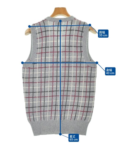 Brooks Brothers（ブルックスブラザーズ）ベスト グレー サイズ:S メンズ/2200686938279