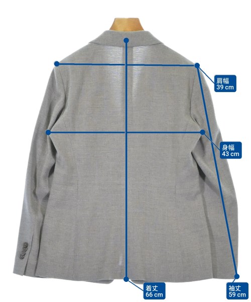 Brooks Brothers（ブルックスブラザーズ）カジュアルジャケット グレー サイズ:8(M位) レディース/2200686938545