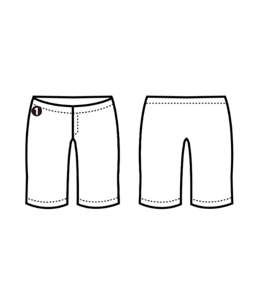 Brooks Brothers（ブルックスブラザーズ）ショートパンツ 紺 サイズ:6(L位) レディース/2200686938583