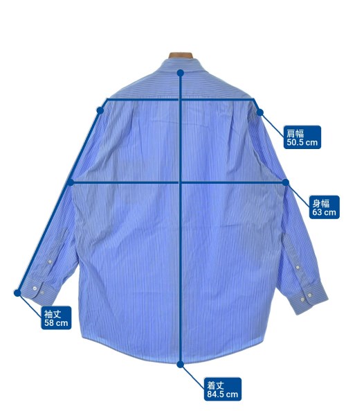 Brooks Brothers（ブルックスブラザーズ）カジュアルシャツ 青 サイズ:161/2(XL位) メンズ/2200687560011