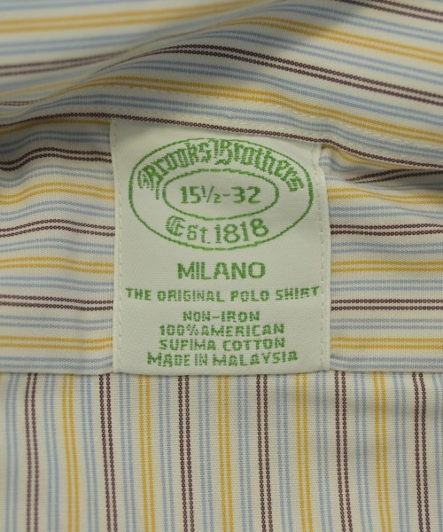 Brooks Brothers（ブルックスブラザーズ）カジュアルシャツ 白 サイズ:15 1/2(M位) メンズ/2200687826049