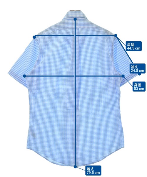 Brooks Brothers（ブルックスブラザーズ）カジュアルシャツ 青 サイズ:M メンズ/2200688215163