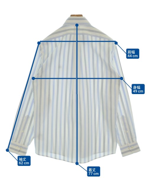 Brooks Brothers（ブルックスブラザーズ）カジュアルシャツ 白 サイズ:S メンズ/2200688365035