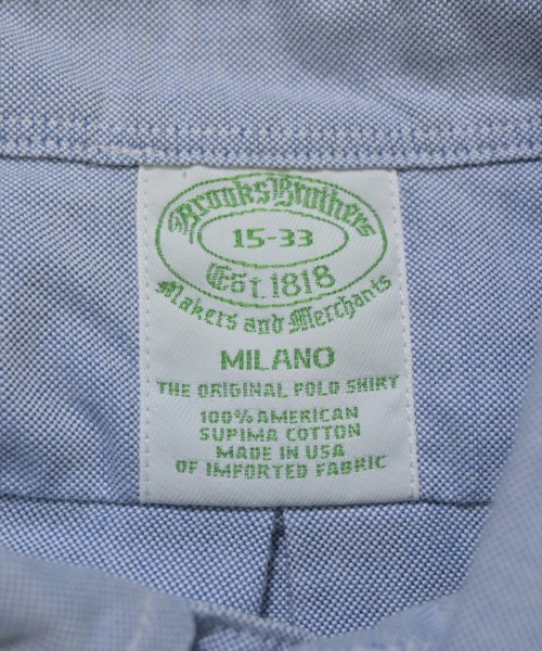 Brooks Brothers（ブルックスブラザーズ）カジュアルシャツ 青 サイズ:15(S位) メンズ/2200685029015