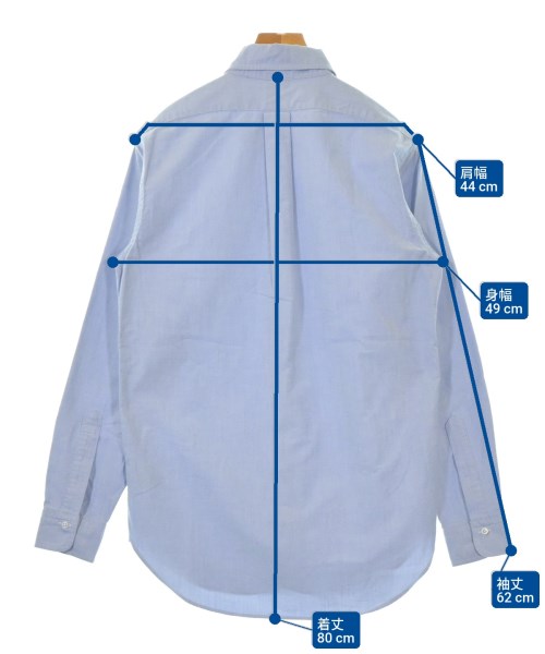 Brooks Brothers（ブルックスブラザーズ）カジュアルシャツ 青 サイズ:15(S位) メンズ/2200685029015